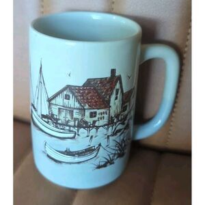 OTAGIRI Fishing Boat‎ Dock Seagulls Boathouse Marina Seaside Japan